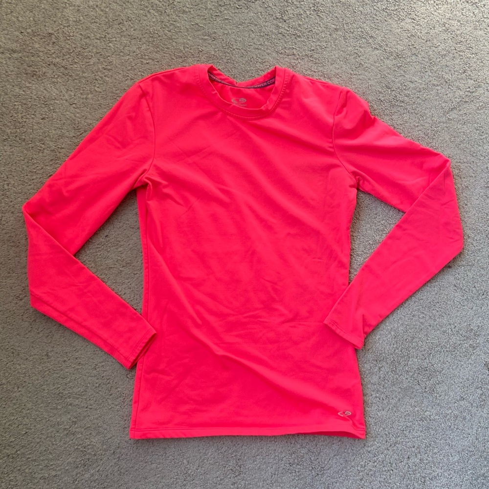Champion powercore fitted thermal top - Pink sz L